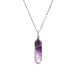 Natural Healing Rock Crystal Pendant NecklaceNecklace