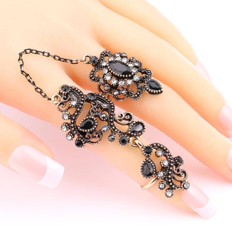 Flower Vintage Turkish Mid RingRing