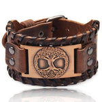 Punk Braided Rope Leather Cuff BraceletBraceletStyle 15