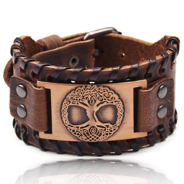 Punk Braided Rope Leather Cuff BraceletBraceletStyle 15