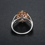 Morganite Oval Rose Gold RingRing