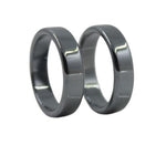 Smooth Flat Classic Hematite RingRing