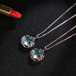 Temperament Clavicle Elegant Moonstone Pendant Necklace - 925 Sterling SilverNecklace