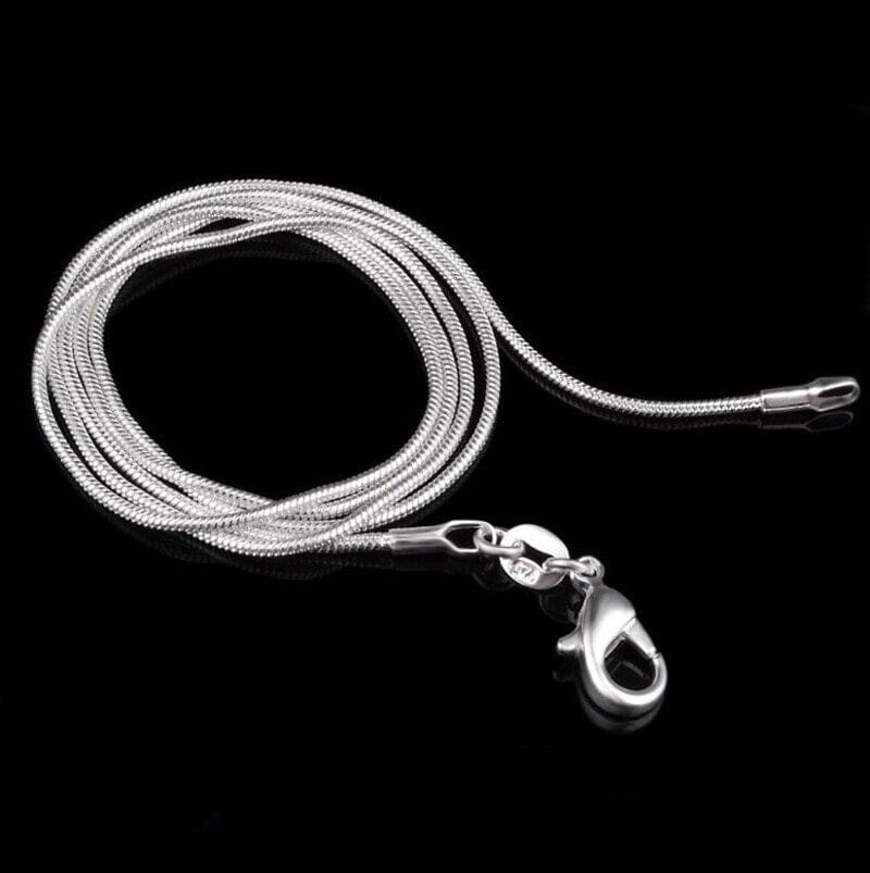Sterling Silver Snake Chain NecklaceNecklace