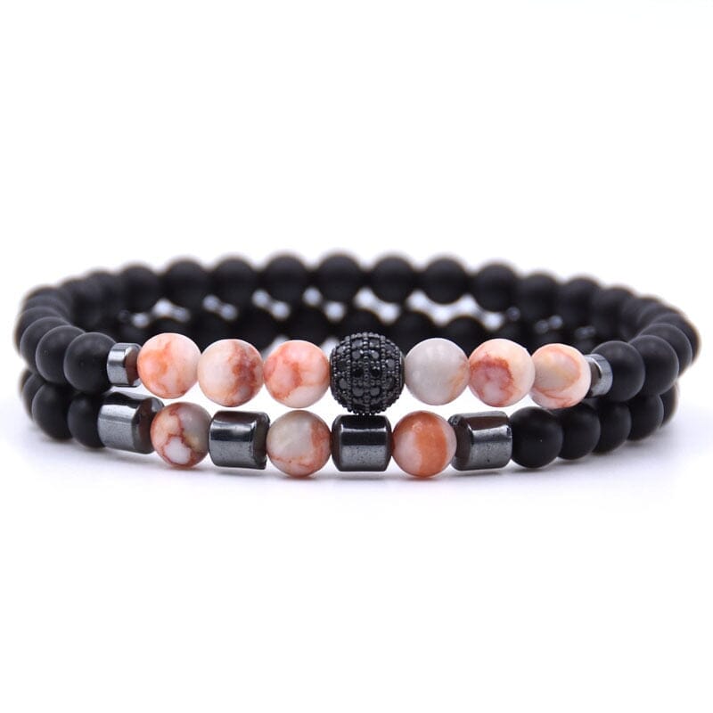 2pcs/Set Natural Stone Beads BraceletBracelet7