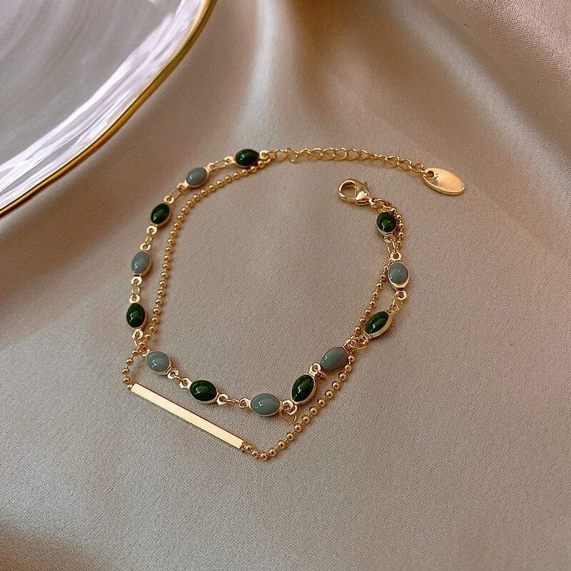 Pretty Double Layered Adjustable BraceletBracelet