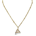 2022 Fashion Stainless Steel Shell Necklaces for Women Gold Color Necklaces & Pendants Jewelry colier femme N19079Bracelet