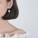 Colorful Moonstone Dangle Earrings - 925 Sterling SilverEarrings