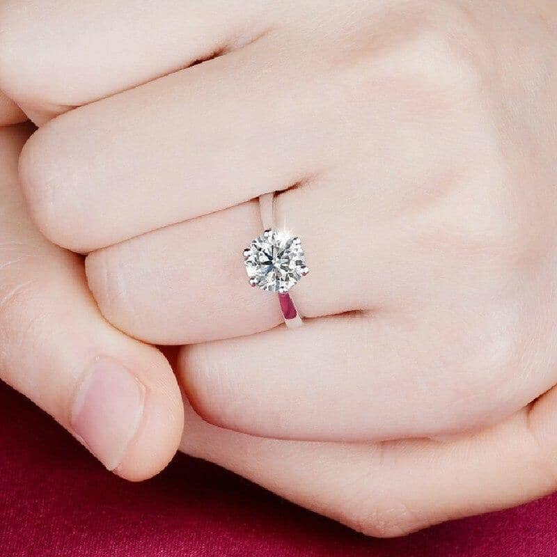 Classy Simulated Diamond Wedding RingRing