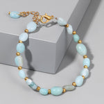 Natural Tiger Eye Stone Irregular Chip BraceletBracelet