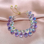 Summer New Braided Crystal Charm Adjustable BraceletBracelet