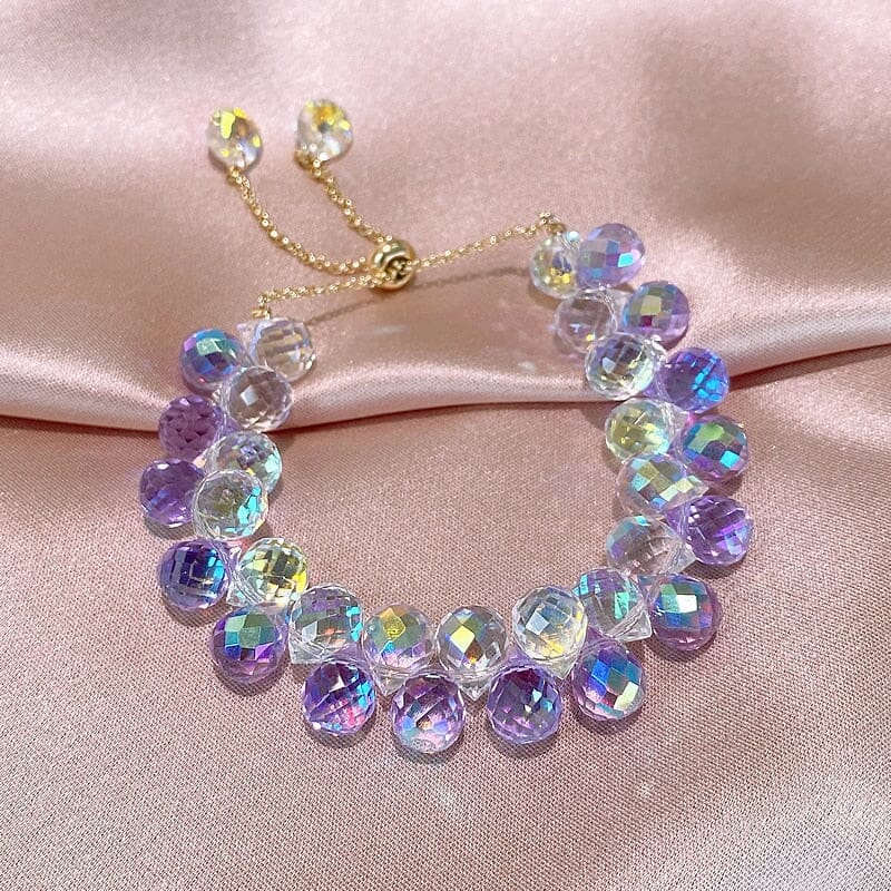 Summer New Braided Crystal Charm Adjustable BraceletBracelet