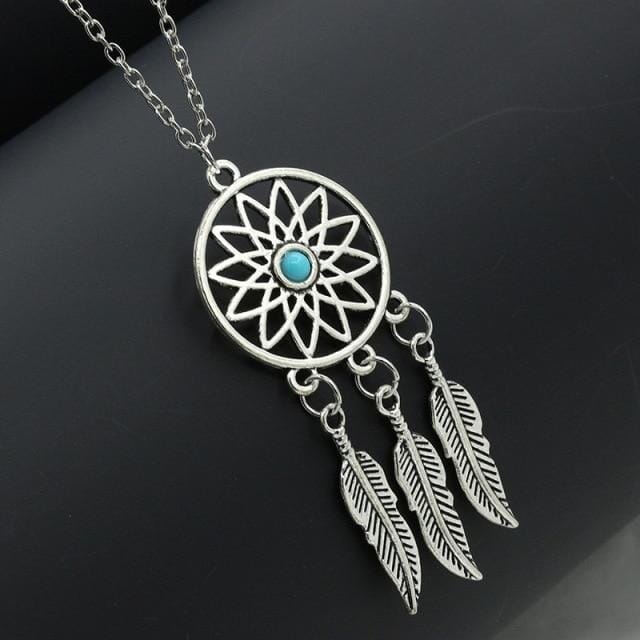 Dream Catcher Pendant NecklaceNecklaceA