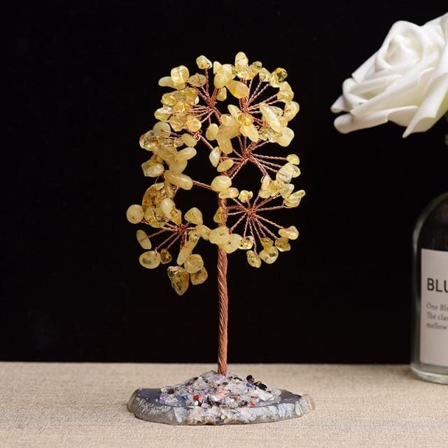 Natural Tree of Life Reiki Healing Home DecorationDecorationCitrine