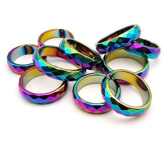 Unisex Morchic Hematite Stone RingsRing