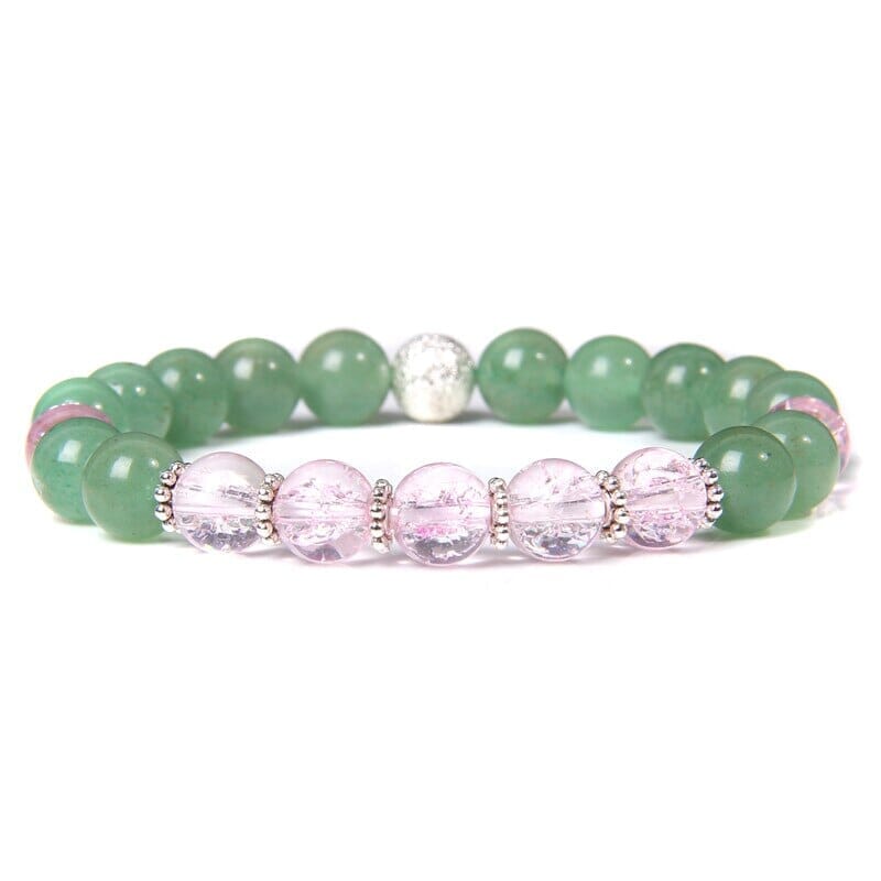 Charm Natural Green Aventurine BraceletBracelet4 PInki17cm