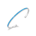Splendid Fire Opal Adjustable Bangle BraceletBracelet