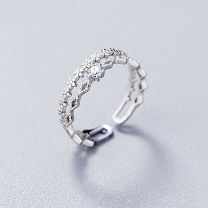 Statement Punk Six Claw Adjustable Band Ring - 925 Sterling SilverRing