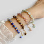 Natural Tiger Eye Stone Irregular Chip BraceletBracelet
