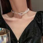Elegant Simple Water-wave Pearl NecklaceNecklaceCH-6