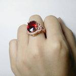 Gorgeous Deep Blood Ruby RingRing