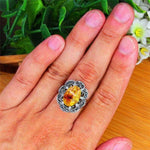 Classic Natural Amber Stone RingRing