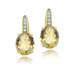 Simply Elegant Crystal Stud EarringsEarringsCitrine