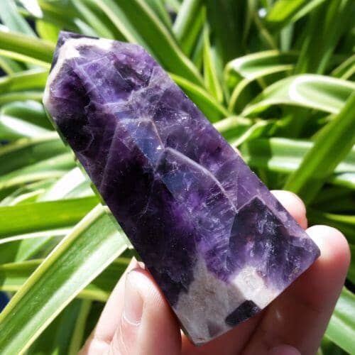 Natural Dream Amethyst Crystal WandRaw Stone