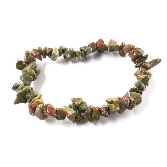 Chakra Chip BraceletsBraceletFlower Greenstone