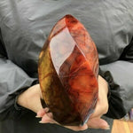 Natural Carnelian Jasper Flame Quartz CrystalHealing Crystal