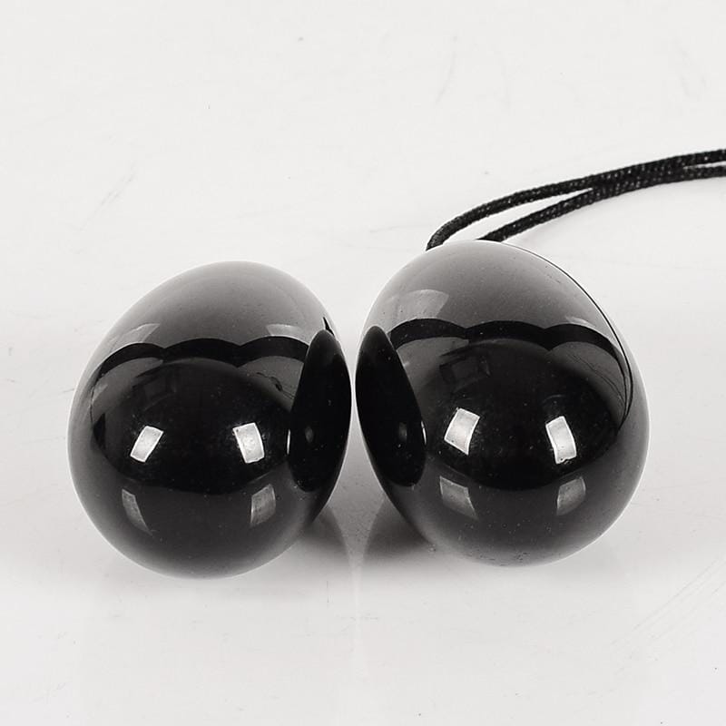 Natural Black Obsidian Jade Crystal SphereRaw Stone