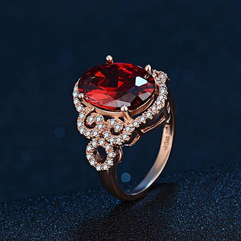 Gorgeous Deep Blood Ruby RingRing