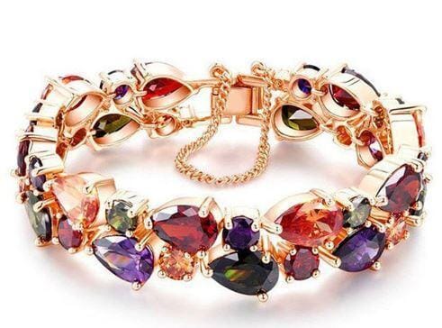 Multicolor Rose Gold BraceletBracelet17cm