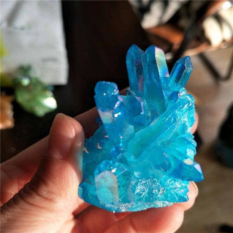 Blue Angel Aura Quartz StoneRaw Stone