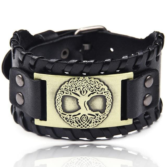 Punk Braided Rope Leather Cuff BraceletBraceletStyle 16