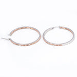 Crystal Stone Hoop EarringsEarrings