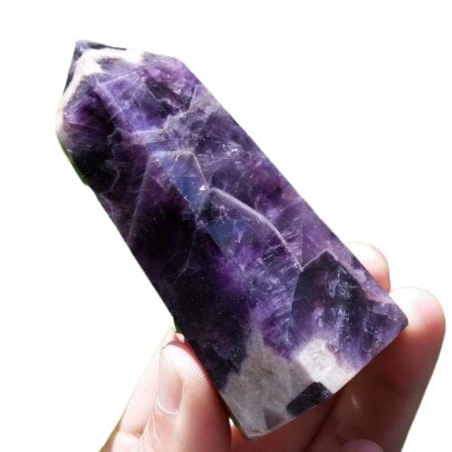 Natural Dream Amethyst Crystal WandRaw Stone