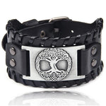Punk Braided Rope Leather Cuff BraceletBraceletStyle 17