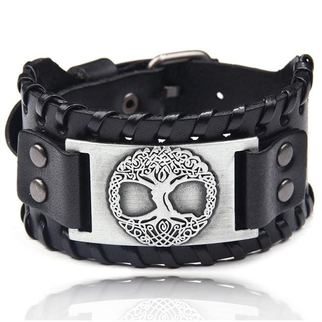 Punk Braided Rope Leather Cuff BraceletBraceletStyle 17