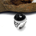 Agate Titanium Men RingRing