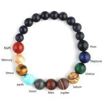 Eight Planets Natural Stone BraceletBracelet