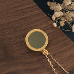 Green Jade Lotus Pendant NecklaceNecklace