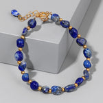 Natural Tiger Eye Stone Irregular Chip BraceletBracelet