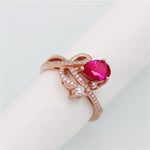 Tear Topaz Gemstone Ring - 925 Sterling SilverRing