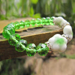 8 Color Crystal Ceramic Beads Strand BraceletBraceletH