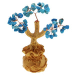Citrine Bonsai Money Lucky TreeHome DecorBlue