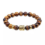 Black Lava Stones Lucky Charm Buddha Reiki BraceletBracelet