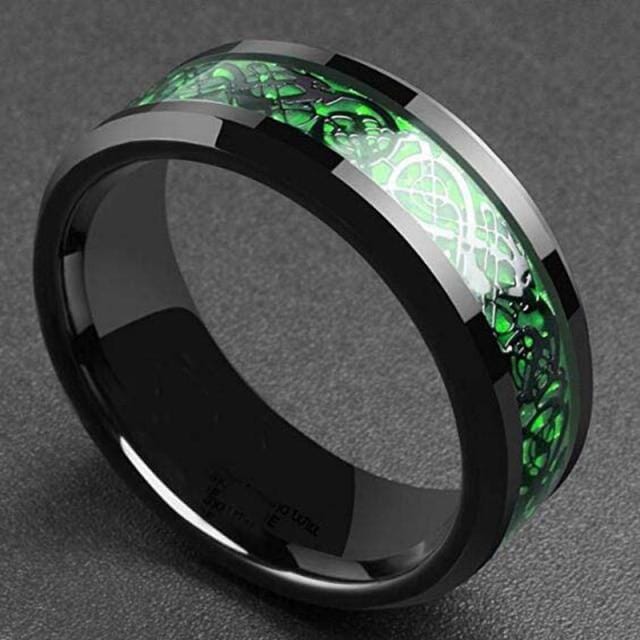 Dragon Men RingRing13Green