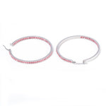 Crystal Stone Hoop EarringsEarrings