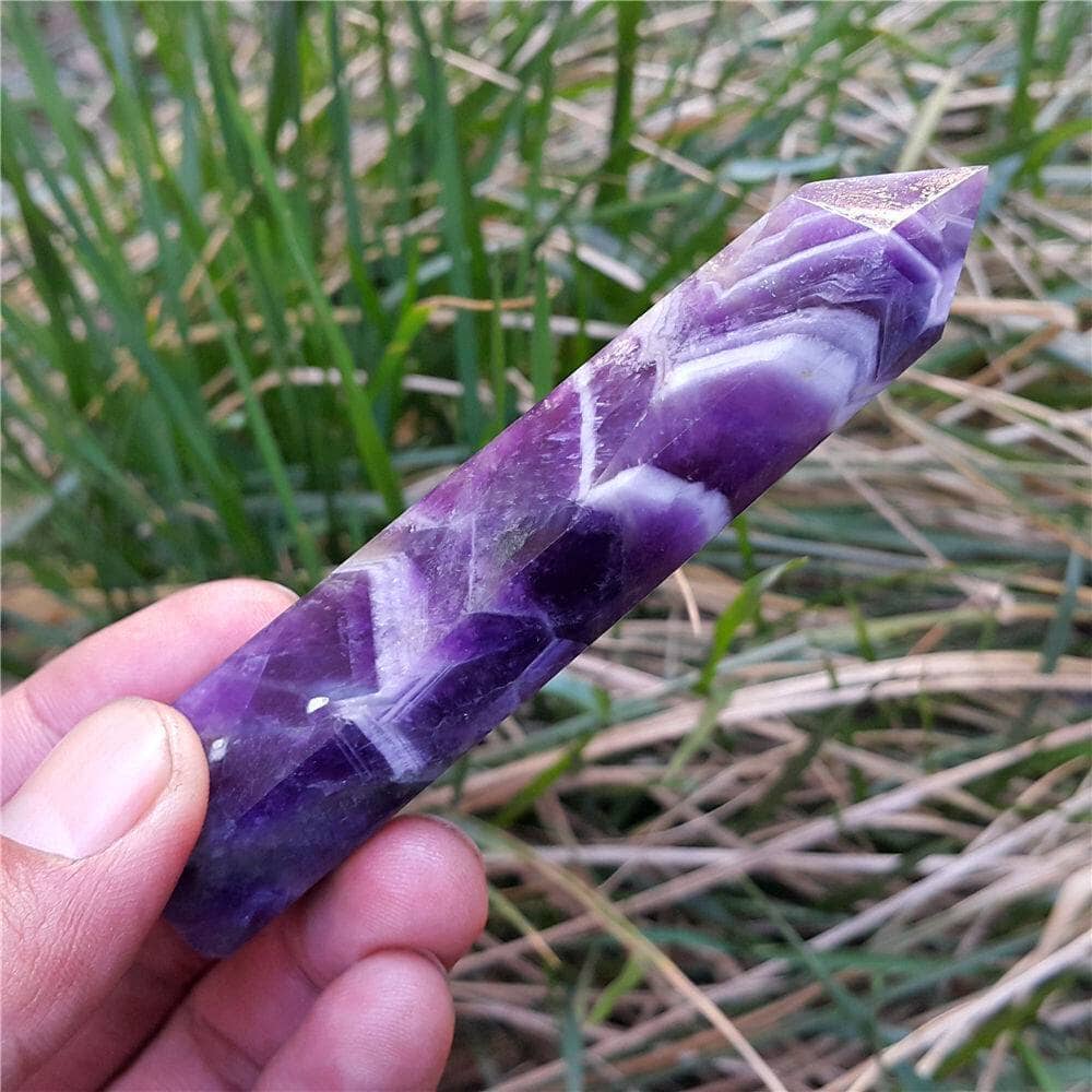 Amethyst Quartz Crystal WandWand